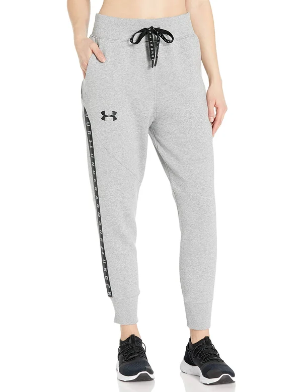 Under Armour Women's Taped Wordmark Fleece Pants