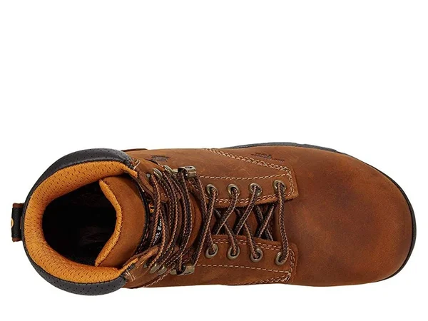 Women's Carolina 6x22 Composite Toe WP Work Boot CA1620 - 6.5 M - Brown