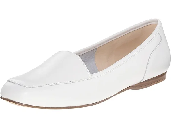 Women's Bandolino Liberty Slip-On Loafers, White 8.5 N Narrow