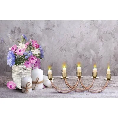 5.5x22 Aluminum Tabletop Candelabra Mercer41