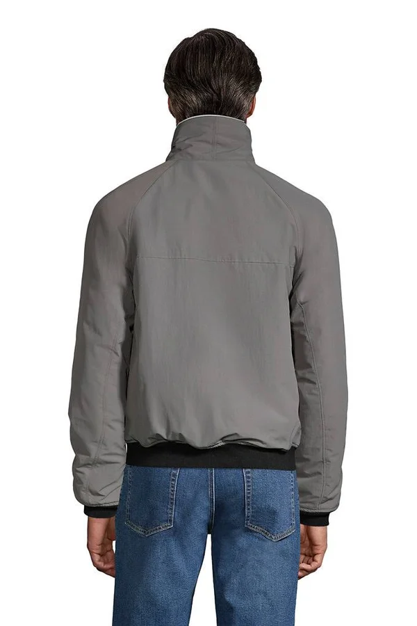 Men's Tall Classic Fit Arctic Gray Squall Jacket - Lands& End - Gray - M