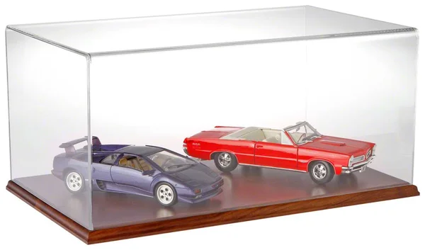 Plymor Brand Clear Acrylic Display Case with Hardwood Base, 20x22 W x 12x22 D x 9x22 H
