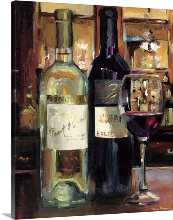 A Reflection of Wine II, Canvas Wall Art, 24x30, Great Big Canvas