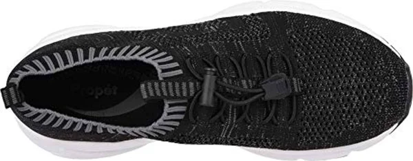 Women's Propet Stability St Grey Black - in Size 5.5