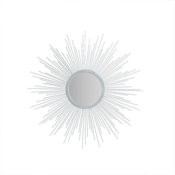 Madison Park Fiore Sunburst Mirror in Silver, Large MP95F-0265