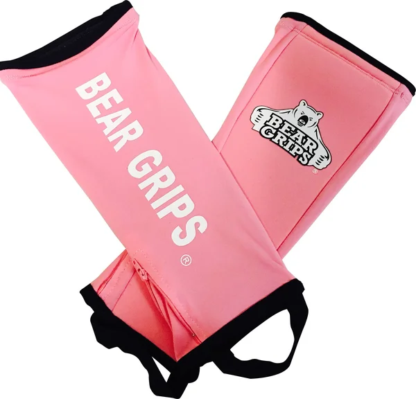 Bear Grips:Shin Guard Sleeves, Padded 5mm Shin Protection for Rope climbs, Box Jumps, Dead Lifts, olympic Lifts, Weight Lifting