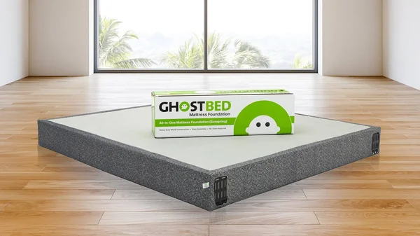 GhostBed All-in-One Metal Foundation/Box Spring with Easy Assembly Twin, XL
