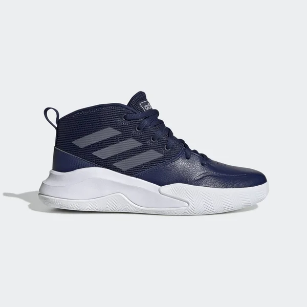 Adidas Boys& Own The Game Basketball Shoes - Wide - Blue