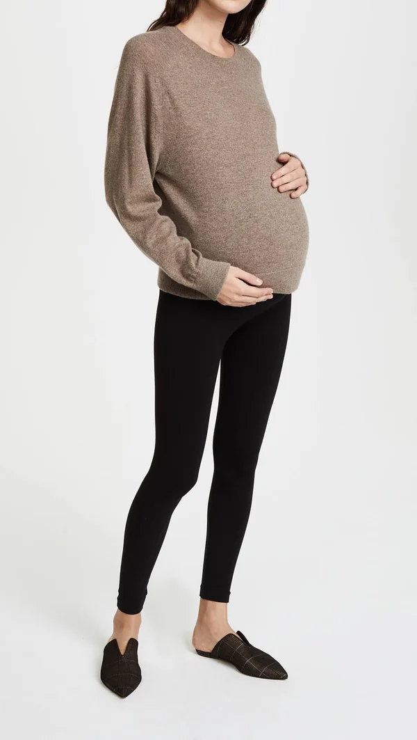 Spanx Mama Look at Me Now Seamless Leggings - Very Black