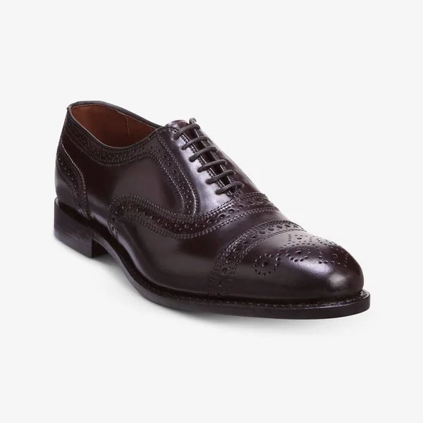 Allen Edmonds Strand Shell Cordovan Cap-Toe Oxford - Burgundy
