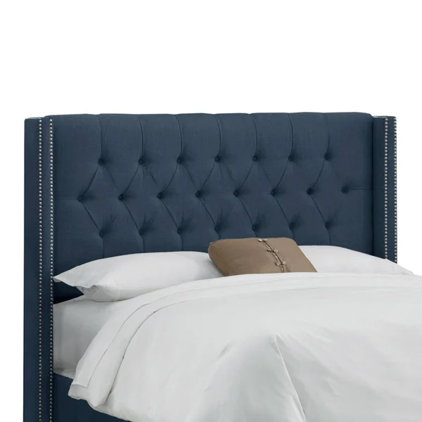 Skyline Furniture Nail Button Tufted Wingback Upholstered