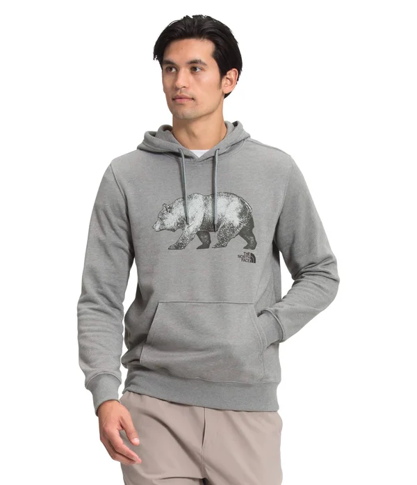 The North Face Bear Pullover Hoodie - Men's TNF Medium Grey Heather - M