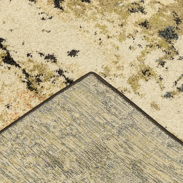 Oriental Weavers Kendall 4928X Beige/ Charcoal Area Rug 7&10x22 x 10&10x22
