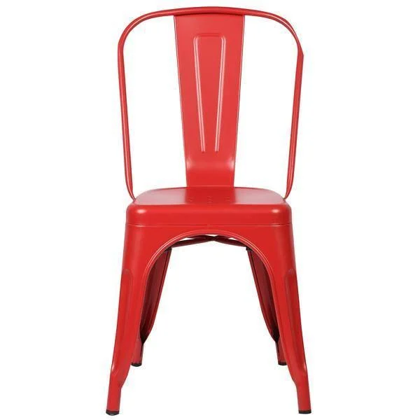 Edgemod Trattoria Side Chair - Polished Gunmetal