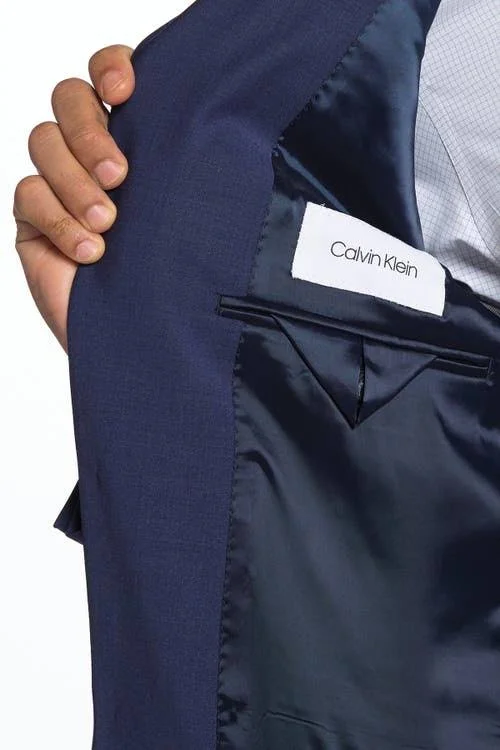 Calvin Klein Men's Skinny-Fit Infinite Stretch Suit Jacket - Blue
