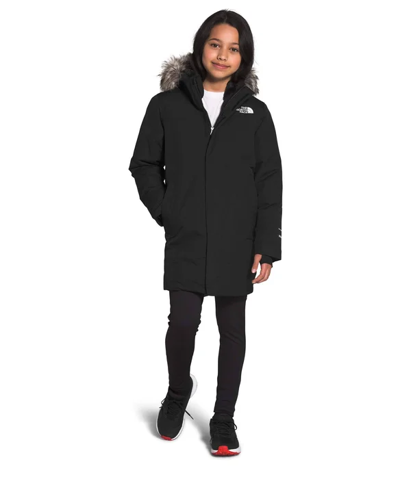 The North Face Arctic Swirl Parka - Girls& TNF Black, XL