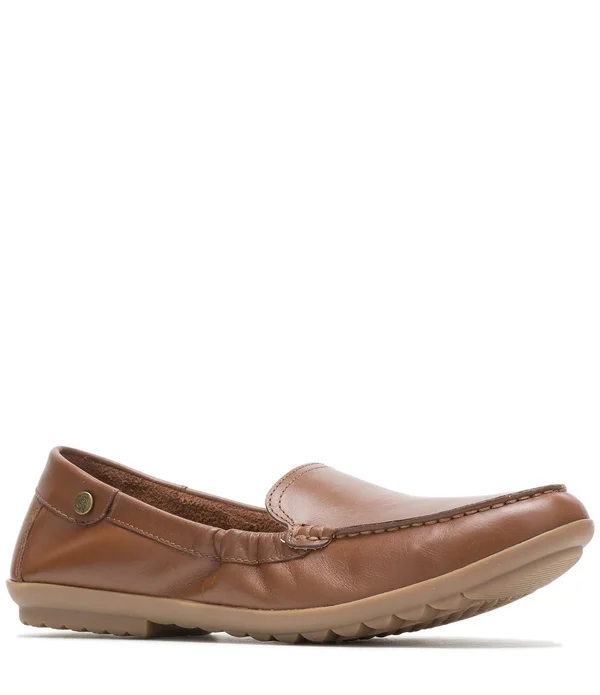 Women's Hush Puppies Aidi Mocc Slip-On Dachshund Leather - in Size 11