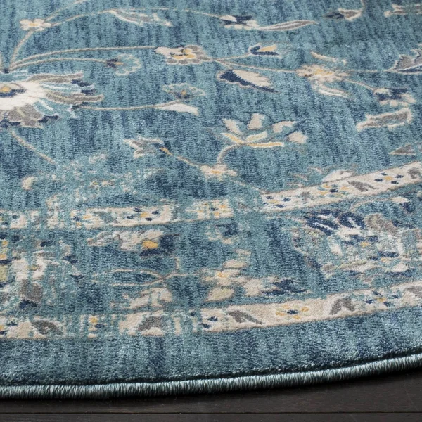 Safavieh EVK514G Evoke Turquoise, Beige Area Rug - 9& x 12&