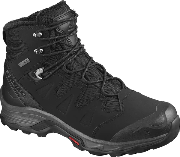 Salomon Men's Quest Winter GTX Boot - 10 - Black - Ebony, Black