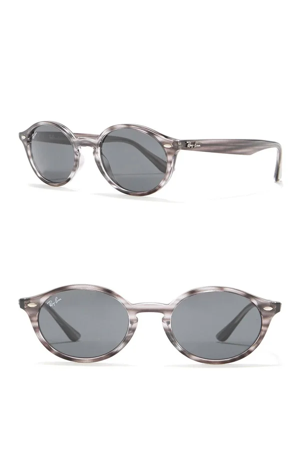 Ray Ban Sunglasses RB4315 643087 Stripped Grey Havana 51 mm