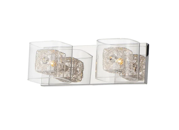 ET2 Lighting-E22832-18SVPC-Gem - 2 Light Bath Vanity Polished Chrome