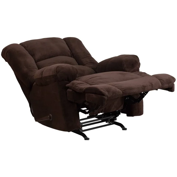Flash Furniture WM-9830-800-GG Dynasty Contemporary Microfiber Rocker Recliner - Chocolate