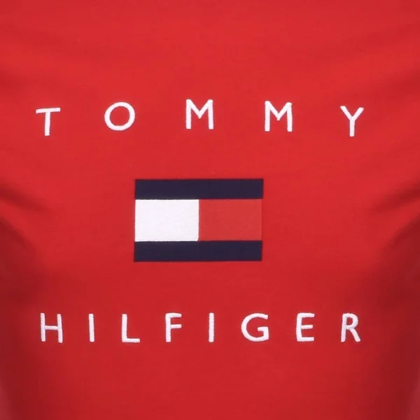 Tommy Hilfiger Flag T Shirt Red