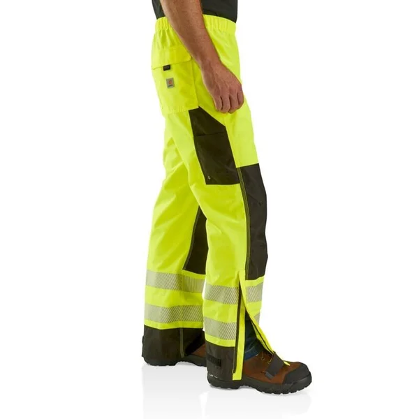 Carhartt Men's Brite Lime High-Visibility Class E Waterproof Pant