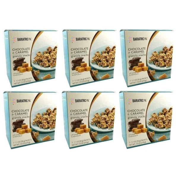 BariatricPal Chocolate Caramel Protein Granola - 6-Pack