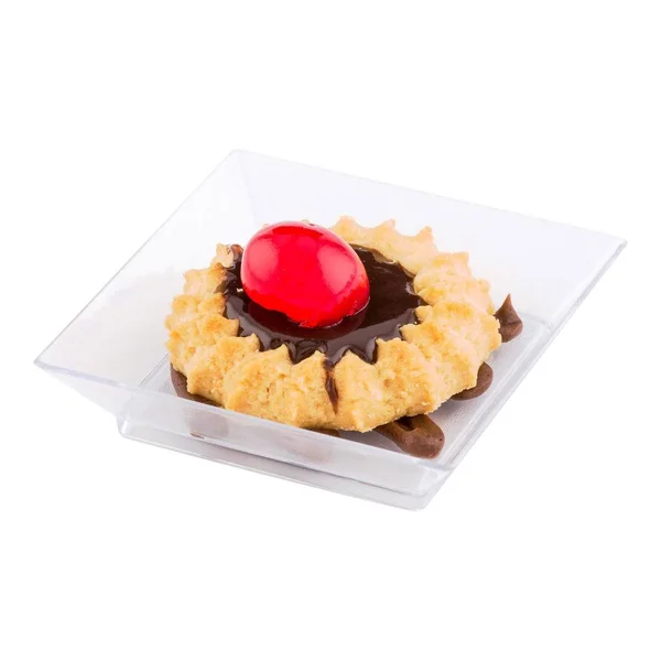 Mini Modern Plate Clear 2.5 Inches 100 Count Box