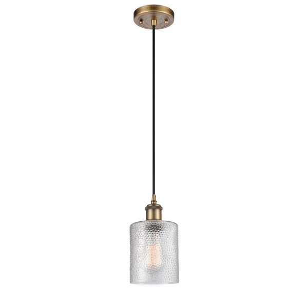Innovations Lighting 516-1P-BB-G112 Cobbleskill - 1 Light Mini Pendant