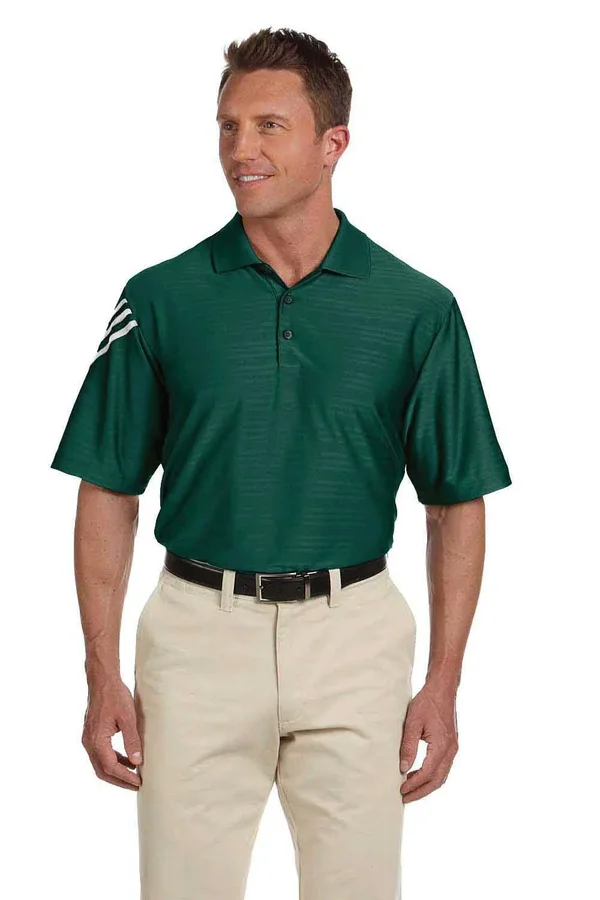 Adidas Golf A133 Men's Climacool Mesh Polo - Forest/White - 3XL