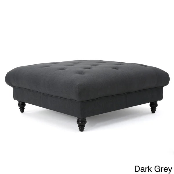 Bordeaux Ottoman - Dark Gray - Christopher Knight Home