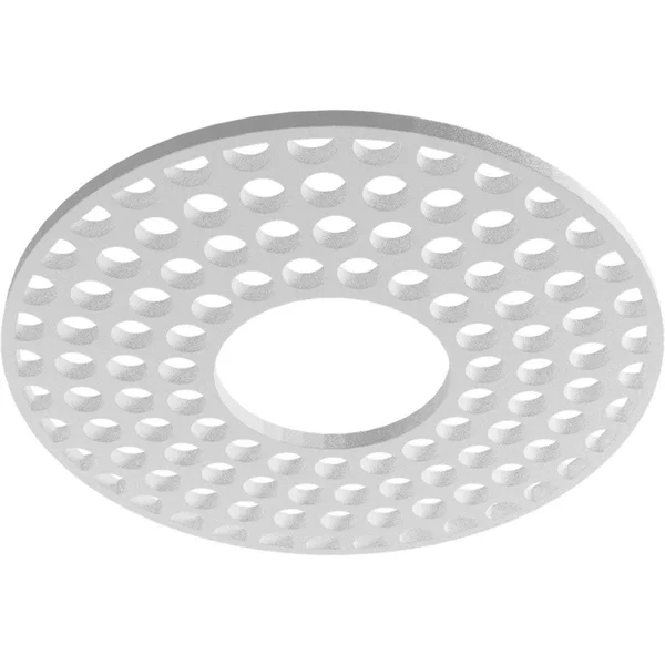 Ekena Millwork CMPP34FFAWS 34x22OD x 12 3/8x22ID x 1x22P Fink Architectural Grade PVC Pierced Ceiling Medallion - Antiqued Warm S