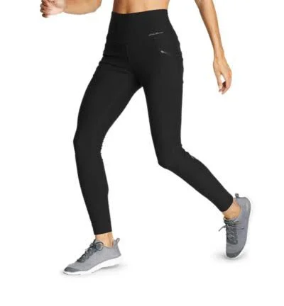 Eddie Bauer Women's Trail Tight Leggings - High Rise - Black - L