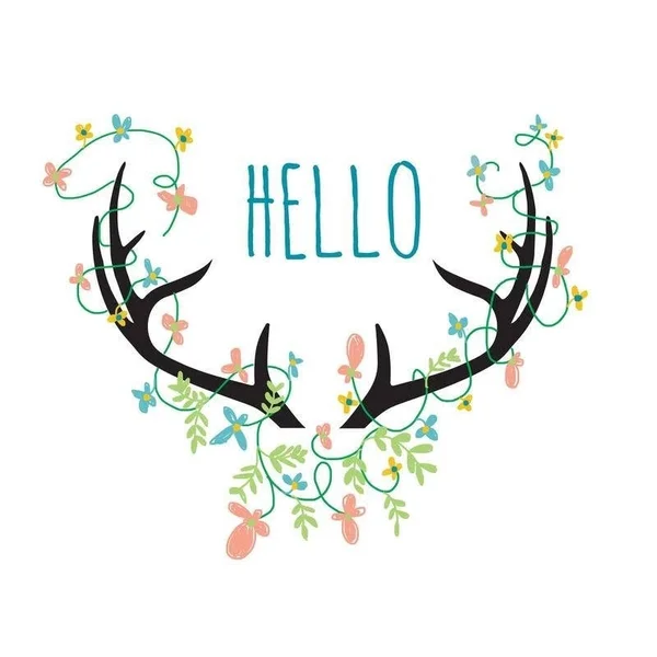 Easy Art Prints Jan Weiss's 'Hello' Premium Canvas Art - 36 x 36 - Brazilian Barnwood Frame