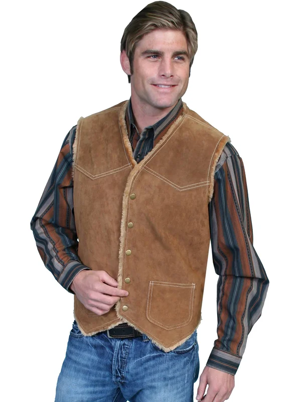 Scully Boar Suede Leather Vest