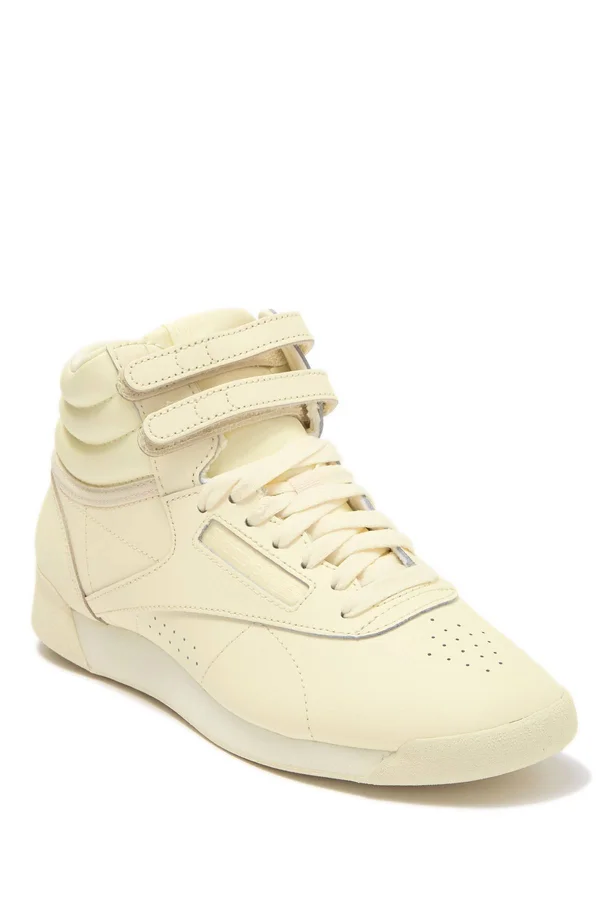 Reebok Freestyle Hi High-Top Sneaker - Women's - Washed Yellow