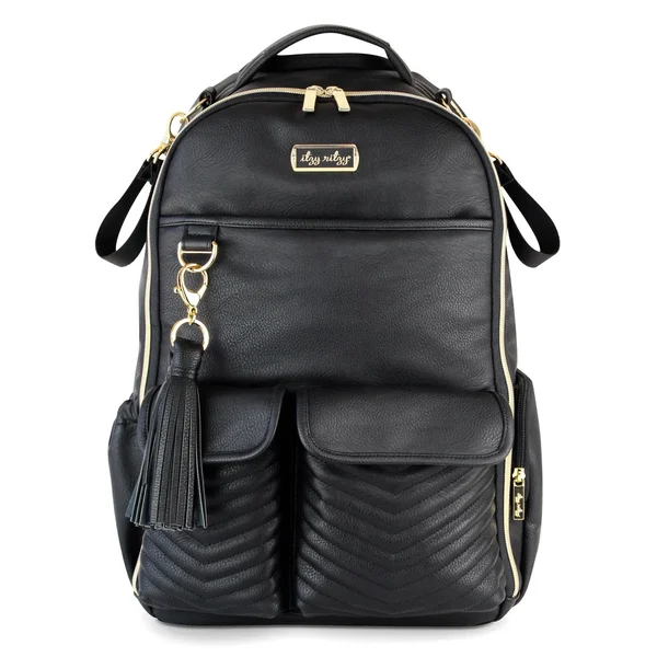 Itzy Ritzy - Jetsetter Black Boss Backpack Diaper Bag