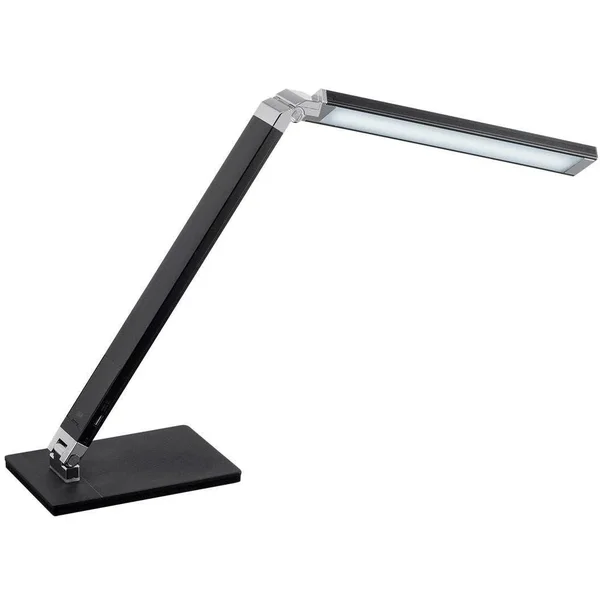Monoprice 116364 LED Aluminum Desk Lamp, 3.1x22 x 18.3x22 x 7.6x22, Black