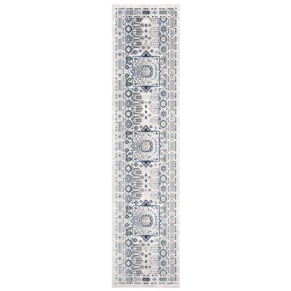Safavieh Aria Vintage - Grey/Cream Rug - 6&7x22 x 6&7x22 Square - Gray