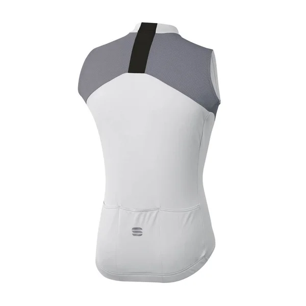 Sportful Strike Sleeveless Jersey White Black - S