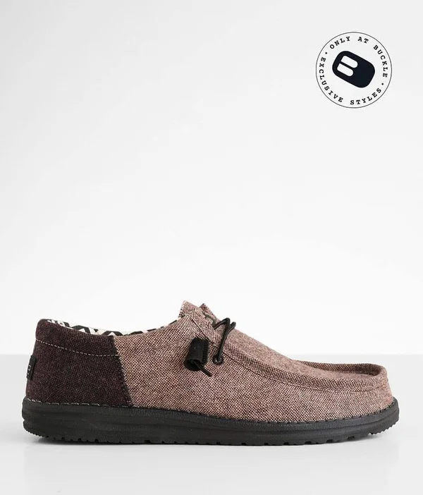 Hey Dude Wally Funk Shoe - Red/Brown US 14, Men's