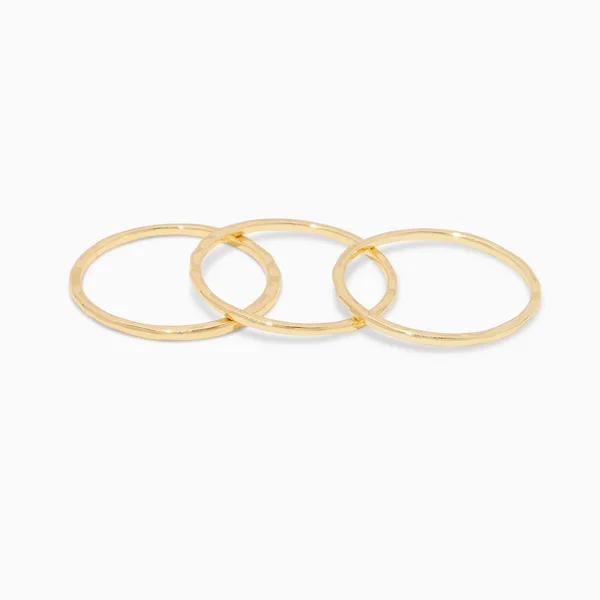 G Ring Set in Gold - Women's Size 4 by Core