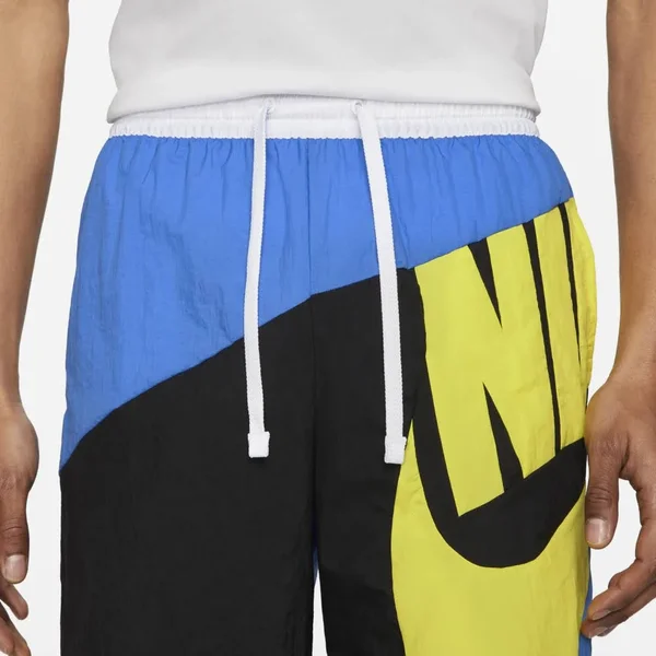 Nike Men's Dri-Fit Throwback Futura Basketball Shorts - Small, Blue