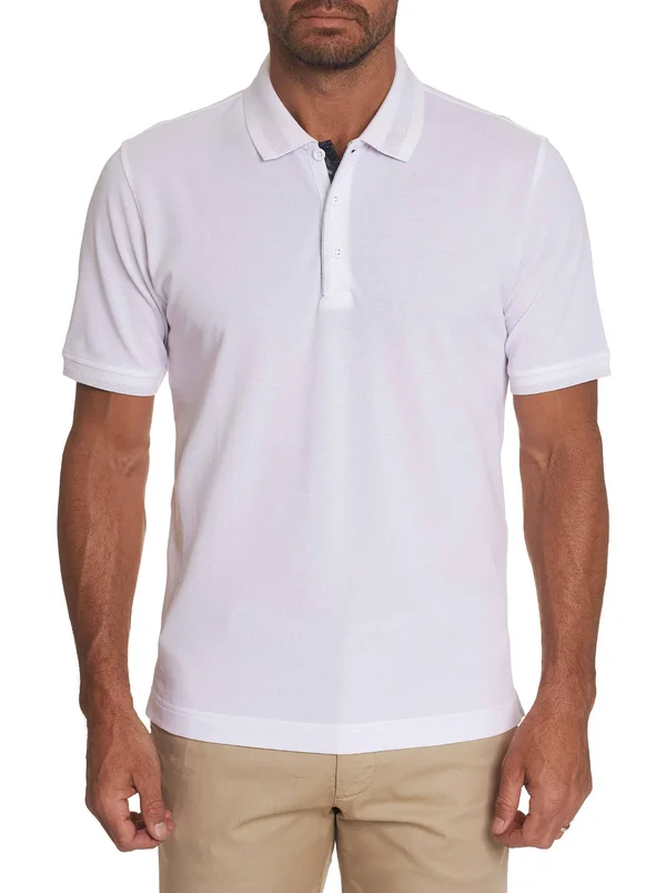 Robert Graham Champion Polo White - Men's, Size: XL