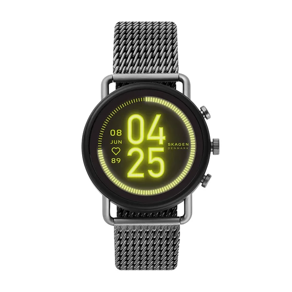 Skagen Men's Smartwatch HR - Falster 3 Gauge Mesh - Gunmetal