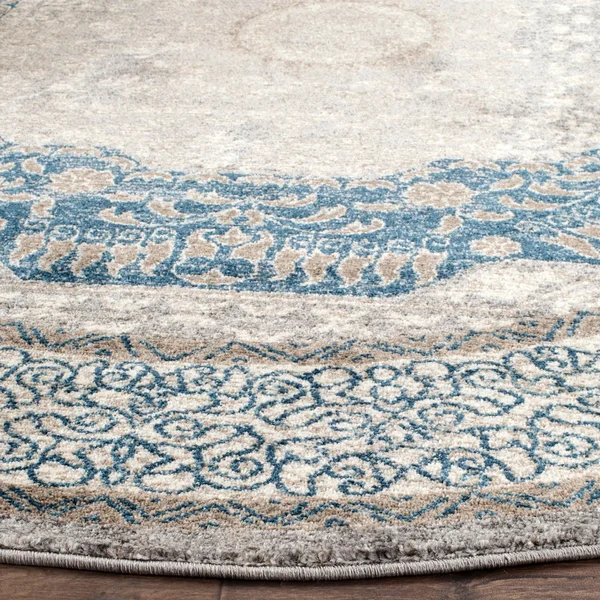 9& x 12& Rectangular Area Rug, Blue, Safavieh