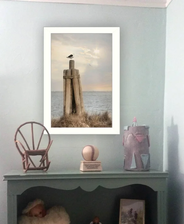 Trendy Decor 4U 20 in. Birds Eye View by Lori Deiter White Framed Art