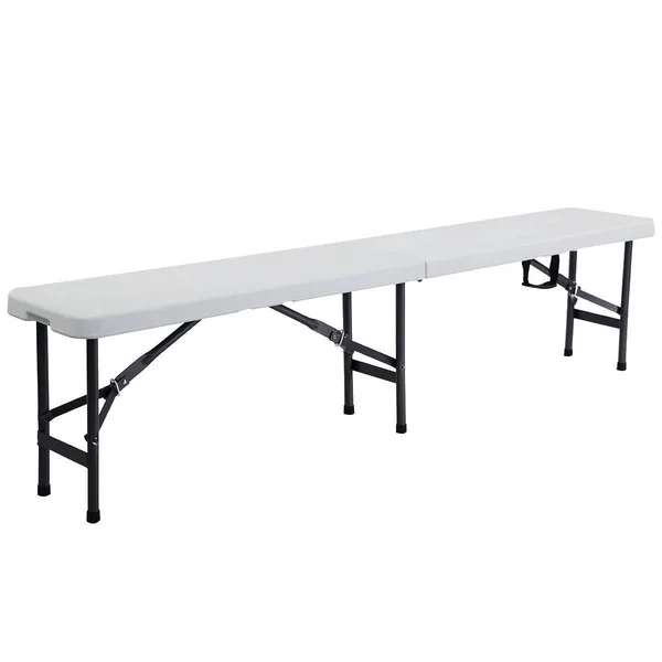 6& Portable Plastic in, Outdoor Picnic Camping Folding Bench